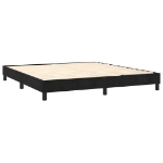 Εικόνα της Κρεβάτι Boxspring με Στρώμα Μαύρο 180x200 εκ. Βελούδινο Hobbo