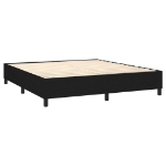 Εικόνα της Κρεβάτι Boxspring με Στρώμα Μαύρο 180x200 εκ. Υφασμάτινο Hobbo