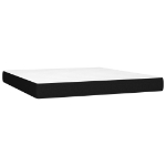 Εικόνα της Κρεβάτι Boxspring με Στρώμα Μαύρο 180x200 εκ. Υφασμάτινο Hobbo