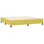 Εικόνα της Κρεβάτι Boxspring με Στρώμα Πράσινο 200x200 εκ. Υφασμάτινο Hobbo