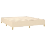 Εικόνα της Κρεβάτι Boxspring με Στρώμα Κρεμ 180x200 εκ. Υφασμάτινο Hobbo