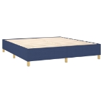 Εικόνα της Κρεβάτι Boxspring με Στρώμα Μπλε 180x200 εκ. Υφασμάτινο Hobbo