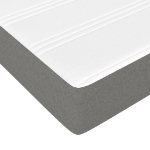 Εικόνα της Κρεβάτι Boxspring με Στρώμα Σκούρο Γκρι 180x200 εκ Υφασμάτιν Hobbo