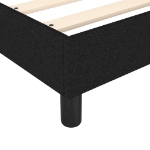 Εικόνα της Κρεβάτι Boxspring με Στρώμα Μαύρο 180x200 εκ. Υφασμάτινο Hobbo