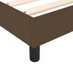 Εικόνα της Κρεβάτι Boxspring με Στρώμα Σκούρο Καφέ 180x200 εκ Υφασμάτινο Hobbo