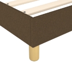 Εικόνα της Κρεβάτι Boxspring με Στρώμα Σκούρο Καφέ 180x200 εκ Υφασμάτινο Hobbo