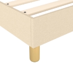 Εικόνα της Κρεβάτι Boxspring με Στρώμα Κρεμ 180x200 εκ. Υφασμάτινο Hobbo