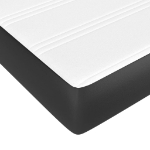 Εικόνα της Κρεβάτι Boxspring με Στρώμα Μαύρο 180x200εκ.από Συνθετικό Δέρμα Hobbo