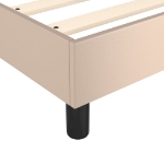 Εικόνα της Κρεβάτι Boxspring με Στρώμα Καπουτσίνο 200x200εκ.από Συνθ.Δέρμα Hobbo