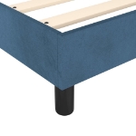 Εικόνα της Κρεβάτι Boxspring με Στρώμα Σκούρο Μπλε 180x200 εκ. Βελούδινο Hobbo