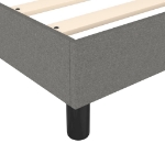 Εικόνα της Κρεβάτι Boxspring με Στρώμα Σκούρο Γκρι 180x200 εκ Υφασμάτιν Hobbo