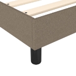 Εικόνα της Κρεβάτι Boxspring με Στρώμα Taupe 180x200 εκ. Υφασμάτινο Hobbo