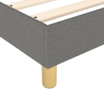 Εικόνα της Κρεβάτι Boxspring με Στρώμα Σκούρο Γκρι 180x200 εκ Υφασμάτιν Hobbo