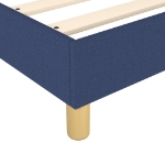 Εικόνα της Κρεβάτι Boxspring με Στρώμα Μπλε 180x200 εκ. Υφασμάτινο Hobbo