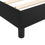 Εικόνα της Κρεβάτι Boxspring με Στρώμα Μαύρο 180x200εκ.από Συνθετικό Δέρμα Hobbo