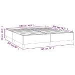 Εικόνα της Κρεβάτι Boxspring με Στρώμα Ανοιχτό Γκρι 180x200 εκ. Υφασμάτινο Hobbo