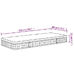 Εικόνα της Στρώμα με Bonnell Springs Μεσαία Σκληρότητα 80x200 εκ. Hobbo