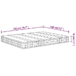 Εικόνα της Στρώμα με Bonnell Springs Μεσαία Σκληρότητα 160 x 200 εκ. Hobbo