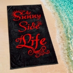 Εικόνα της Lino Πετσετα Θαλασσης Sunny Life Dgrey-red 86x160