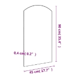 Εικόνα της Καθρέφτης 90 x 45 εκ. Γυάλινος Hobbo