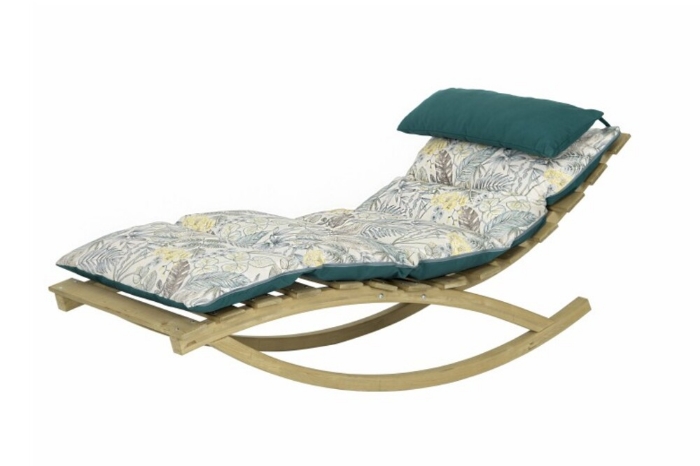 Εικόνα της Ξαπλώστρα κουνιστή Rocking Lounger floral