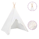 Εικόνα της Σκηνή Teepee Παιδική Λευκή 120x120x150 εκ. Peach Skin με Σάκο Hobbo