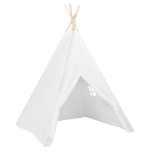 Εικόνα της Σκηνή Teepee Παιδική Λευκή 120x120x150 εκ. Peach Skin με Σάκο Hobbo