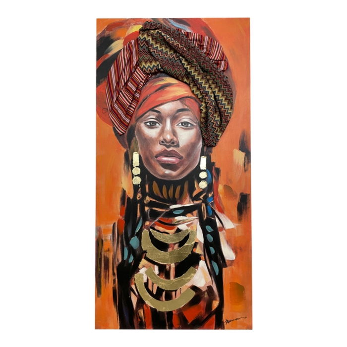 Εικόνα της Πίνακας σε καμβά Afro Inart 70x3x140εκ