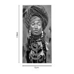 Εικόνα της Πίνακας σε καμβά Afro Inart 70x3x140εκ