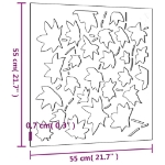Εικόνα της Διακοσμητικό Κήπου Επιτοίχιο Σχ. Φύλλων 55x55 εκ, Ατσάλι Corten Hobbo