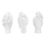 Εικόνα της Πετσέτα μαλλιών Turban Art 3407 Λευκό Beauty Home