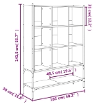 Εικόνα της Βιβλιοθήκη Sonoma Δρυς 102x30x141,5 εκ. από Επεξεργασμένο Ξύλο Hobbo