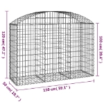 Εικόνα της Συρματοκιβώτιο Τοξωτό 150x50x100/120εκ. από Γαλβανισμένο Χάλυβα Hobbo