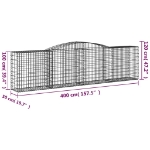 Εικόνα της Συρματοκιβώτιο Τοξωτό 400x50x100/120εκ. από Γαλβανισμένο Χάλυβα Hobbo