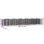 Εικόνα της Συρματοκιβώτιο Τοξωτό 600x50x100 εκ. από Γαλβανισμένο Σίδερο Hobbo