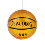 Εικόνα της GloboStar® SPALDING NBA 00645 Κρεμαστό Παιδικό Φωτιστικό Οροφής Μονόφωτο 1 x E27 Πορτοκαλί Γυάλινο Φ18 x Υ18cm