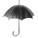 Εικόνα της GloboStar® UMBRELLA 01407 Vintage Industrial Κρεμαστό Φωτιστικό Οροφής Πολύφωτο Γκρι Σκουριά Μεταλλικό Φ58 x Υ60cm