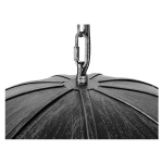 Εικόνα της GloboStar® UMBRELLA 01407 Vintage Industrial Κρεμαστό Φωτιστικό Οροφής Πολύφωτο Γκρι Σκουριά Μεταλλικό Φ58 x Υ60cm