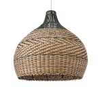 Εικόνα της GloboStar® SEYCHELLES 01949 Boho Κρεμαστό Φωτιστικό Οροφής Μονόφωτο 1 x E27 AC220-240V IP20 - Φ60 x Υ60cm