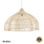 Εικόνα της GloboStar® ADEJE 02211 Boho Κρεμαστό Φωτιστικό Οροφής Μονόφωτο 1 x E27 AC220-240V IP20 - Φ80 x Υ55cm