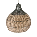 Εικόνα της GloboStar® SEYCHELLES 01949 Boho Κρεμαστό Φωτιστικό Οροφής Μονόφωτο 1 x E27 AC220-240V IP20 - Φ60 x Υ60cm