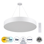 Εικόνα της GloboStar® BURTON 61203-P Κρεμαστή Πλαφονιέρα Οροφής LED CCT 75W 8625lm 120° AC 220-240V