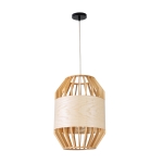 Εικόνα της GloboStar® GALIA 02220 Boho Κρεμαστό Φωτιστικό Οροφής Μονόφωτο 1 x E27 AC220-240V IP20 - Φ30 x Υ40cm