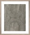 Εικόνα της Brookpace Lascelles - Art Print Abstract Cedar Grooves II Με Ξύλινη Κορνίζα