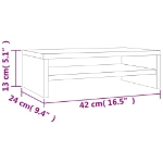 Εικόνα της Βάση Οθόνης Χρώμα Sonoma Δρυς 42 x 24 x 13 εκ. από Επεξ. Ξύλο Hobbo