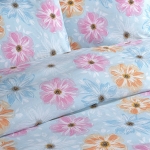 Εικόνα της Lino Σετ Σεντονια Blume Blue 170x260