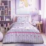 Εικόνα της Lino Σετ Σεντονια Monokeros Lilac 170x260